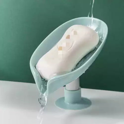 Leaf Shape Soap Box Drain Soap Holder | Bathroom Shower Soap Holder - THELOOTSALE
