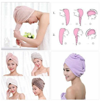 Magic Hair Drying Suction Towel - THELOOTSALE