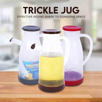 Maxware 1000ml Capacity Transparent Trickle Oil Jug - THELOOTSALE