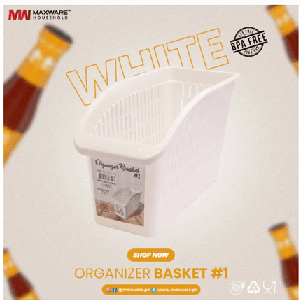 Maxware Household Kitchen Refrigerator Organizer Basket - THELOOTSALE