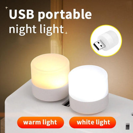 Mini USB Led Light Portable Warm Light White Light Night Lamp - THELOOTSALE