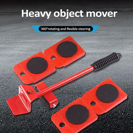 4-Wheeled Heavy Furniture Object Transport Lifter Mover Roller