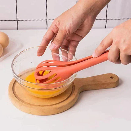 Multi-Functional Nylon Egg Spaghetti Whisk & Tong Beater - THELOOTSALE