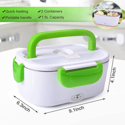 Multifunctional Stainless Steel Electric Heating Food Warmer Student Lunch Box - THELOOTSALE