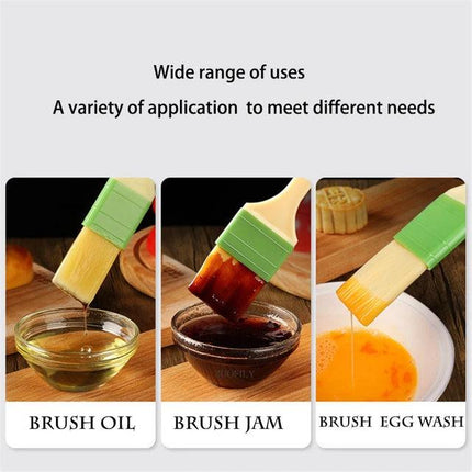 New Baking BBQ Oil Brush Barbecue Pastry Tools Camping Egg Cake Bread Sauce Pancake Brushes Food for Kitchen Cooking Tool Gadget - THELOOTSALE