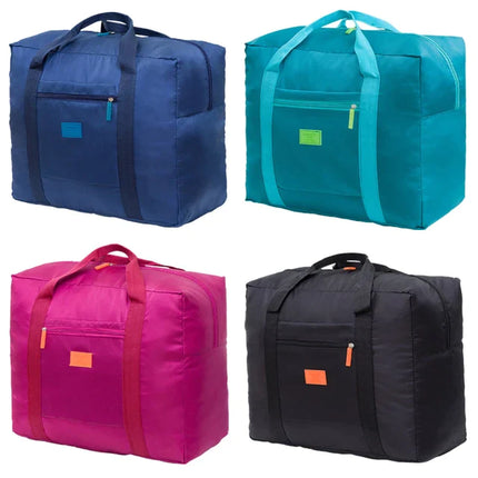 Nylon Waterproof Large Capacity Clothes Storage Travel Duffel Bag - THELOOTSALE