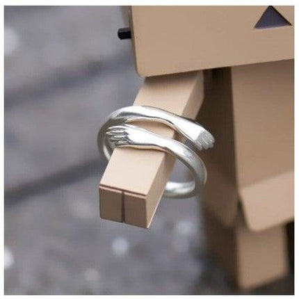Open Ring Adjustable Love Hug Ring - THELOOTSALE