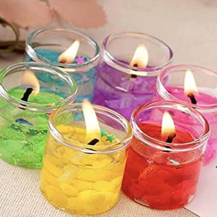 Pack of 6 Jelly Fruity Candles With Fragrance - THELOOTSALE