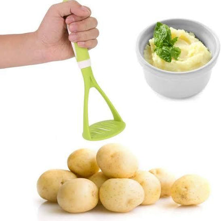 Plastic Potato Masher for Mashing Potatoes, Fruits and Cooked Vegetables, Hand Potato Masher - THELOOTSALE