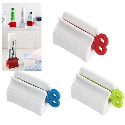 Plastic Rotary Toothpaste Squeezer Device | Durable Rolling Tube Paste Squeezer & Dispenser | Manual Rotary Paste Holder - THELOOTSALE