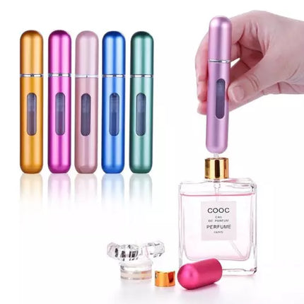 Portable Refillable Multicolor Mini Perfume Atomizer Bottle With Spray Pump (5ml) - THELOOTSALE