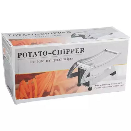 Potato Chipper French Fry Chips Cutter | Vegetable and French Fry Cutter | Stainless Steel Slicer - THELOOTSALE