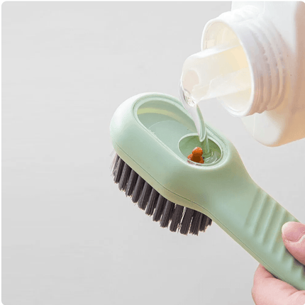 Press-Type Soft Bristled Liquid Filling Shoes Clothes Cleaning Brush - THELOOTSALE