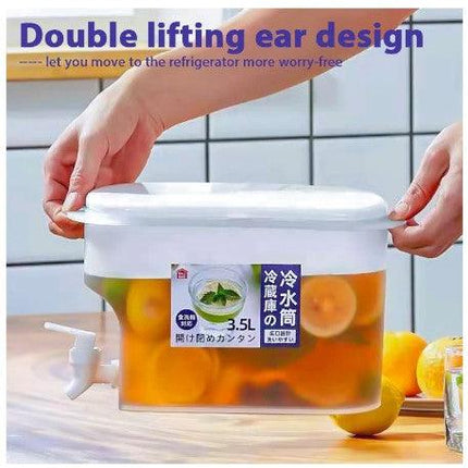 Refrigerator Summer Cold Kettle Beverage Dispenser with Faucet (3.5L) - THELOOTSALE