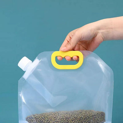 Resealable Cereal Jar Pouch | Grain Storage Bag - THELOOTSALE