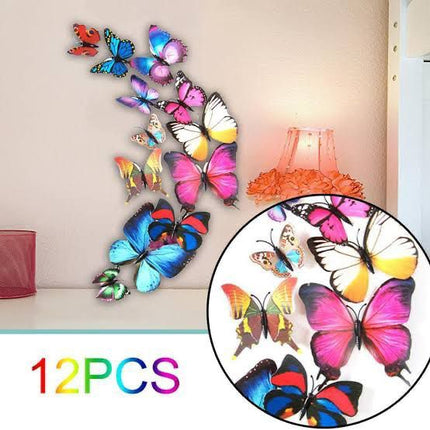 1Pc LED Butterfly Night Color Changing Glow Light