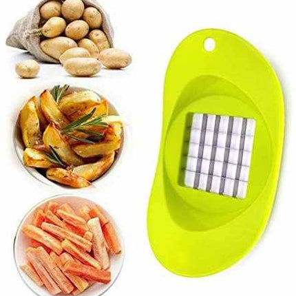 Heavy Quality Durable Stainless Steel Potato Slicer Cutter Chopper | Potato Cutting Fries Tool