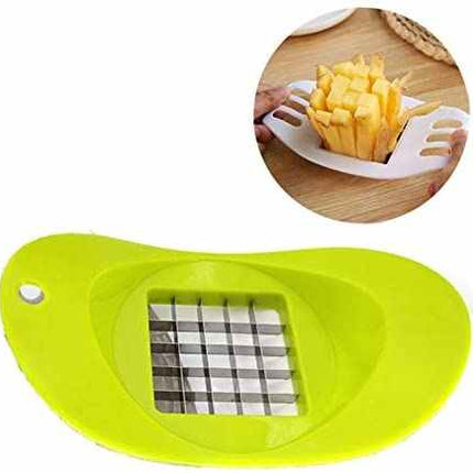 Heavy Quality Durable Stainless Steel Potato Slicer Cutter Chopper | Potato Cutting Fries Tool