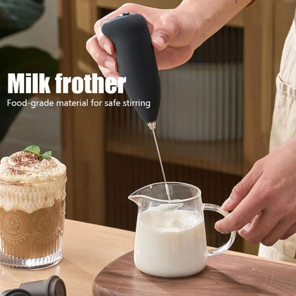 Handheld Milk Frother Mixer Foamer Coffee Maker Egg Beater | Chocolate Cappuccino Stirrer