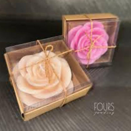 Rose Shape Scented Gift Candle Box - THELOOTSALE