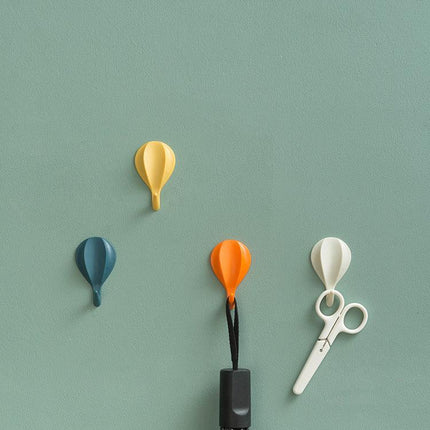 Self-Adhesive Colourful Clothes Accessories Hanging Air Balloon Hook - THELOOTSALE