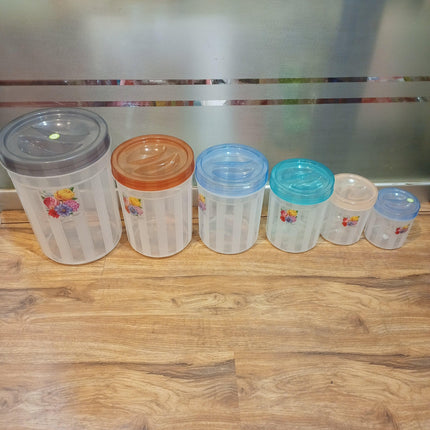Set of 7 Novel Kitchen Jar set - THELOOTSALE