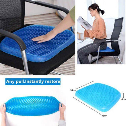 Silicone Gel Egg Seat Cushion Sitter | Soft Silicone Sitter |Pain Relief Breathable | Honeycomb Design Pressure Support - THELOOTSALE