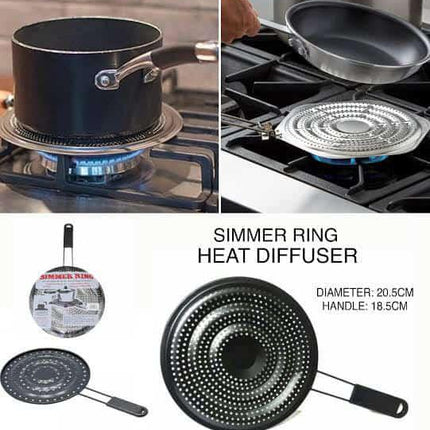 Simmer Ring Heat Diffuser Pad Black - THELOOTSALE