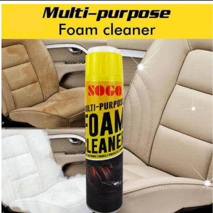 Sogo Multi-Purpose Foam Car Cleaner | Fabric, Carpet, Laptop, Leather Foam Cleaner (650 ml) - THELOOTSALE