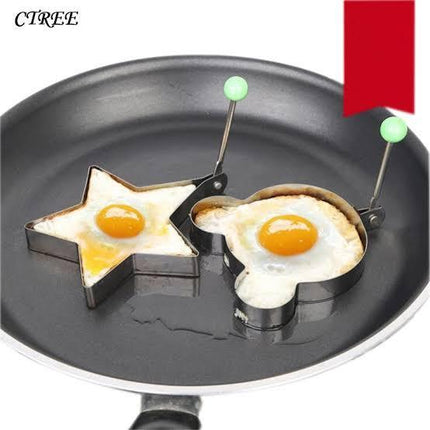 Stainless Steel Fried Egg Mould Shaper | Set of 2 - THELOOTSALE