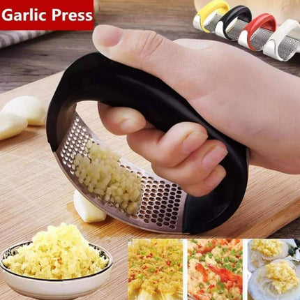 Stainless Steel Handheld Garlic Crusher Grinder Press - THELOOTSALE