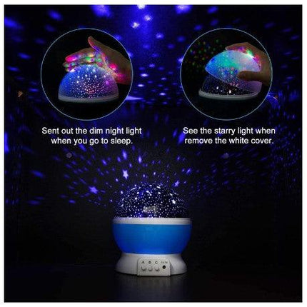 Starry Sky Night Light Rotating Baby Star Master Projector Lamp - THELOOTSALE