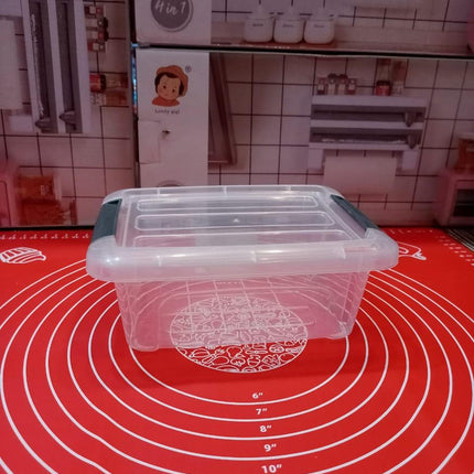 Transparent 1.2L Capacity Plastic Refrigerator Freezer Organizer Basket (Small) - THELOOTSALE