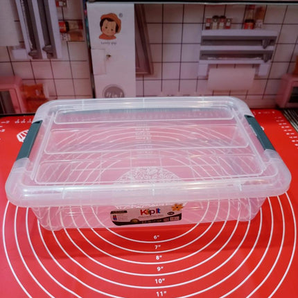 Transparent 2.8L Capacity Plastic Refrigerator Freezer Organizer Basket (Medium) - THELOOTSALE