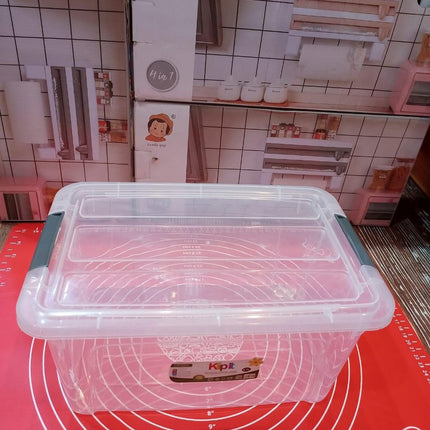 Transparent 5.7L Capacity Plastic Refrigerator Freezer Organizer Basket (Large) - THELOOTSALE