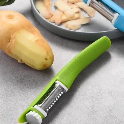 Vegetable Peeler Fruit Peeler Stainless Steel Peeling Knife with Ergonomic Plastic Handle & Sharp Blade - THELOOTSALE