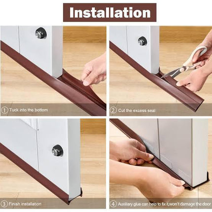 Waterproof Under Door Draft Stopper Door sealer | Dust Stopper | Door Insect Stopper - THELOOTSALE